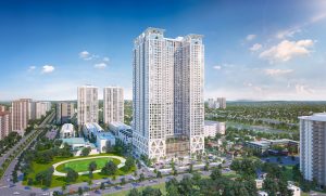 toàn cảnh chung cư The Zei từ xa