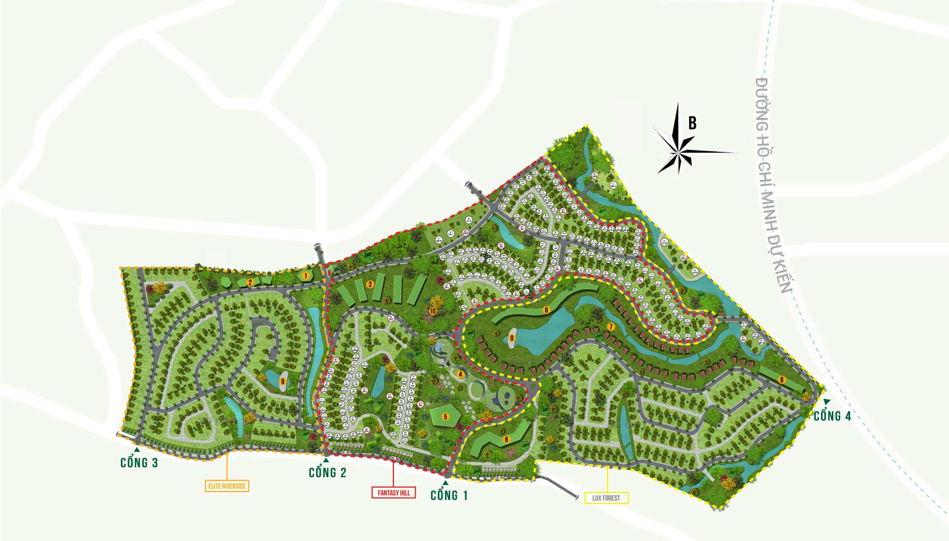 Bản đồ tổng thể dự án Legacy Hill