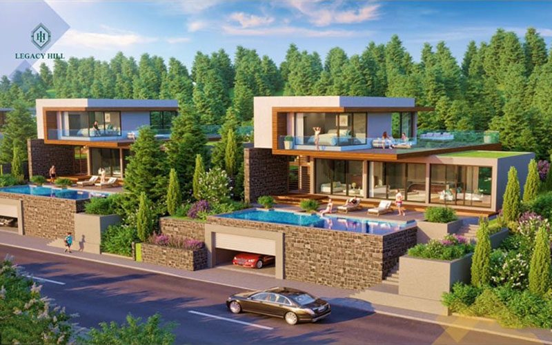 Ảnh mẫu biệt thự 270 view tại phân khu C