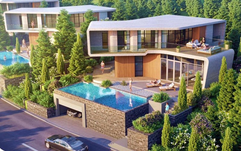 Ảnh mẫu biệt thự 270 view tại phân khu B