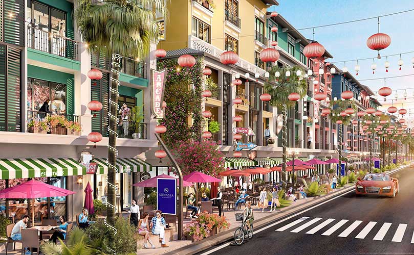 Mô hình shoptel nổi tiếng tại Singapore được phát triển tại Sonasea Vân Đồn